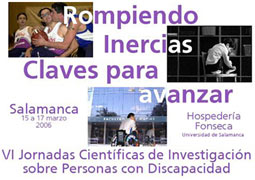 Logo de las VI Jornadas Científicas de Investigación sobre Personas con Discapacidad
