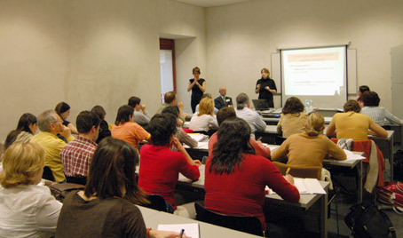 Desarrollo de una de las comunicaciones. Foto: David Aparicio
