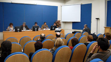 Lectura de la tesis de Juan Carlos Martín. Foto: David Aparicio