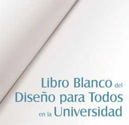 Portada del libro Libro Blanco del Diseño para todos en la Universidad