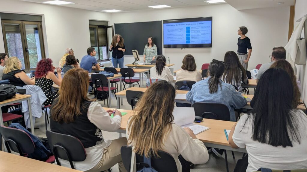 clase del Máster en Integración de Personas con Discapacidad. Calidad de Vida. Foto: David Aparicio